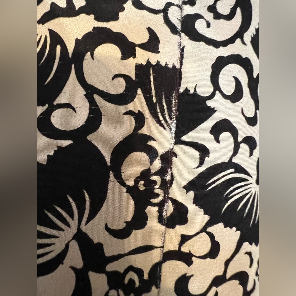 Trashy Diva Ballerina Black and White Bustle 100% Silk Skirt size Large - Picture 3 of 5